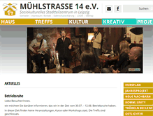 Tablet Screenshot of muehlstrasse.de